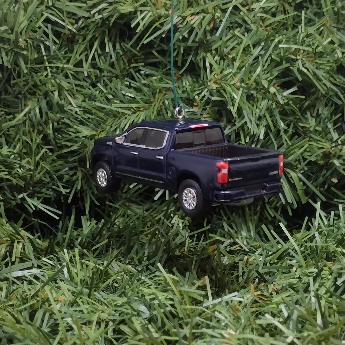 Chevy Silverado Ornament 2022-2024 Christmas Gift Chevrolet Truck 2023 Xmas Tree Decoration Northsky Blue