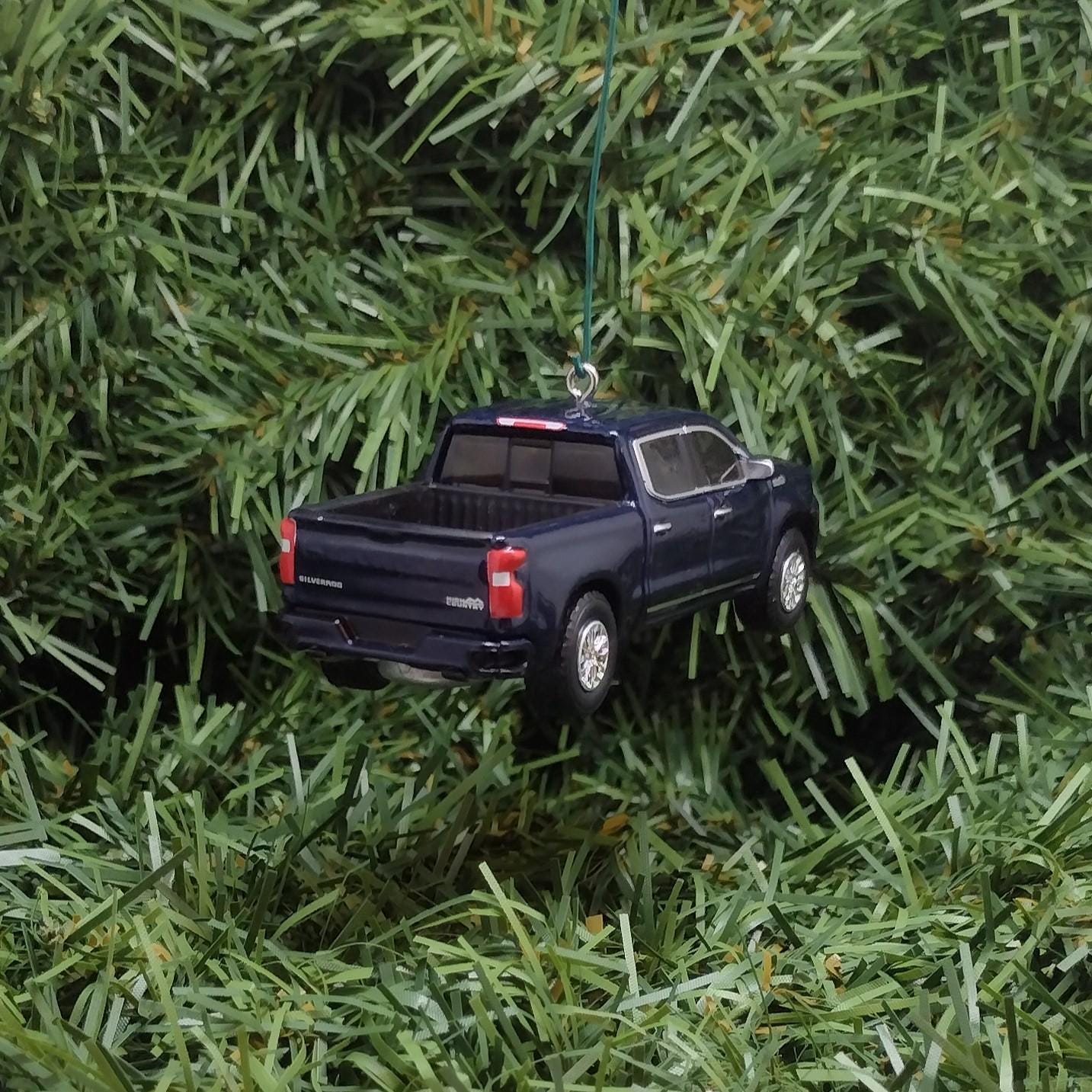 Chevy Silverado Ornament 2022-2024 Christmas Gift Chevrolet Truck 2023 Xmas Tree Decoration Northsky Blue
