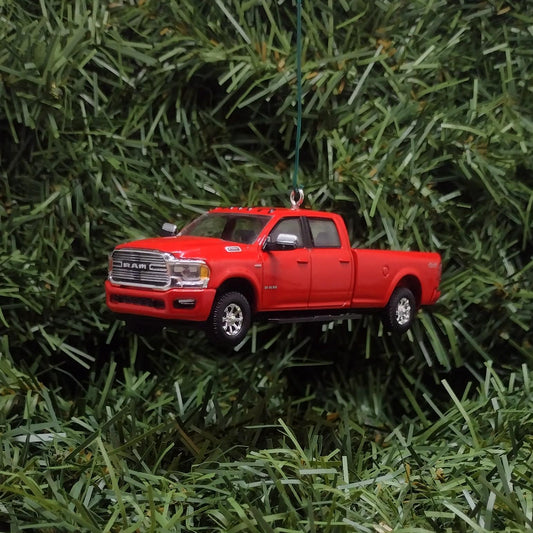 Dodge Ram Ornament 2500 Laramie Truck Christmas Gift Xmas Tree Decoration 2022 Flame Red