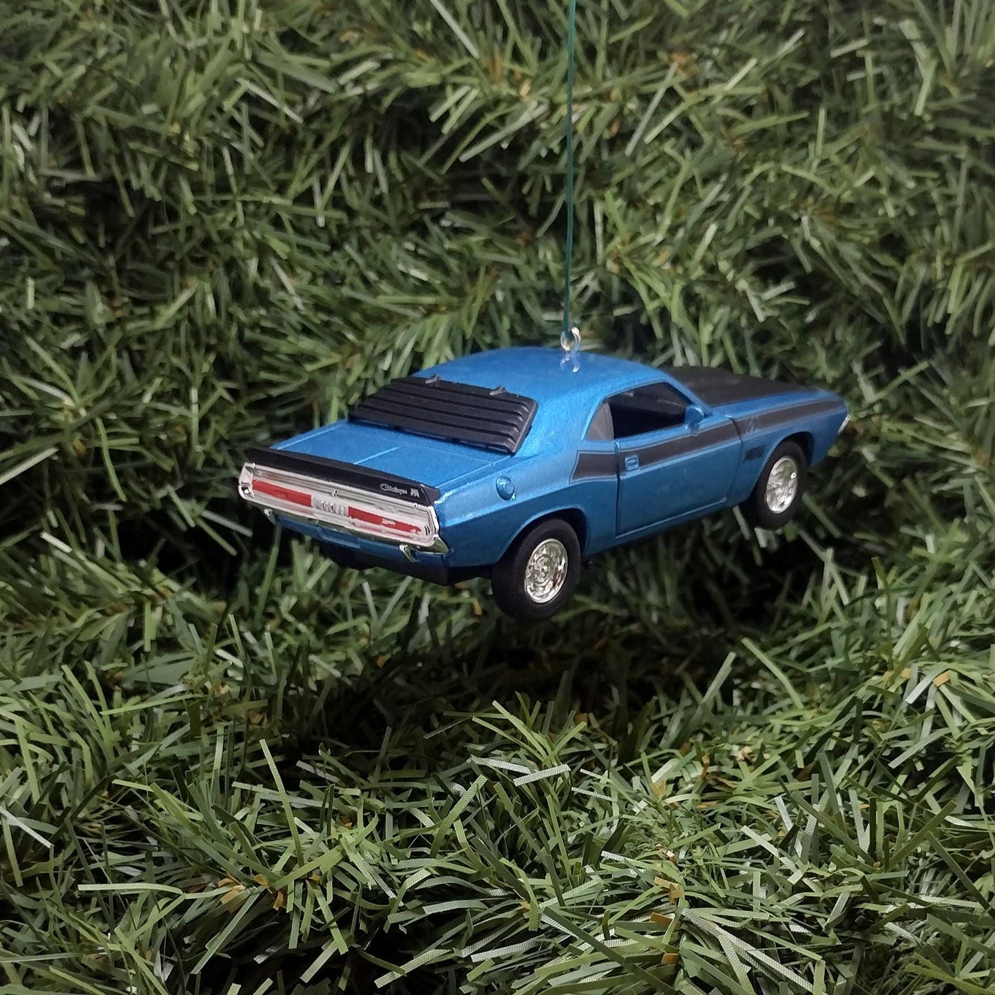 DODGE Challenger Ornament 1970 340 Six Pack Christmas Gift Unique Xmas Tree Decoration Blue