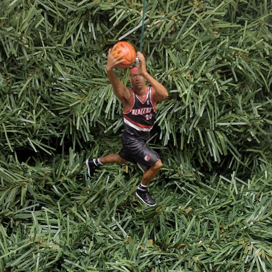 Portland Trail Blazers Ornament Rasheed Wallace Christmas Gift Xmas Tree Decoration NBA Basketball Figure 3 inch