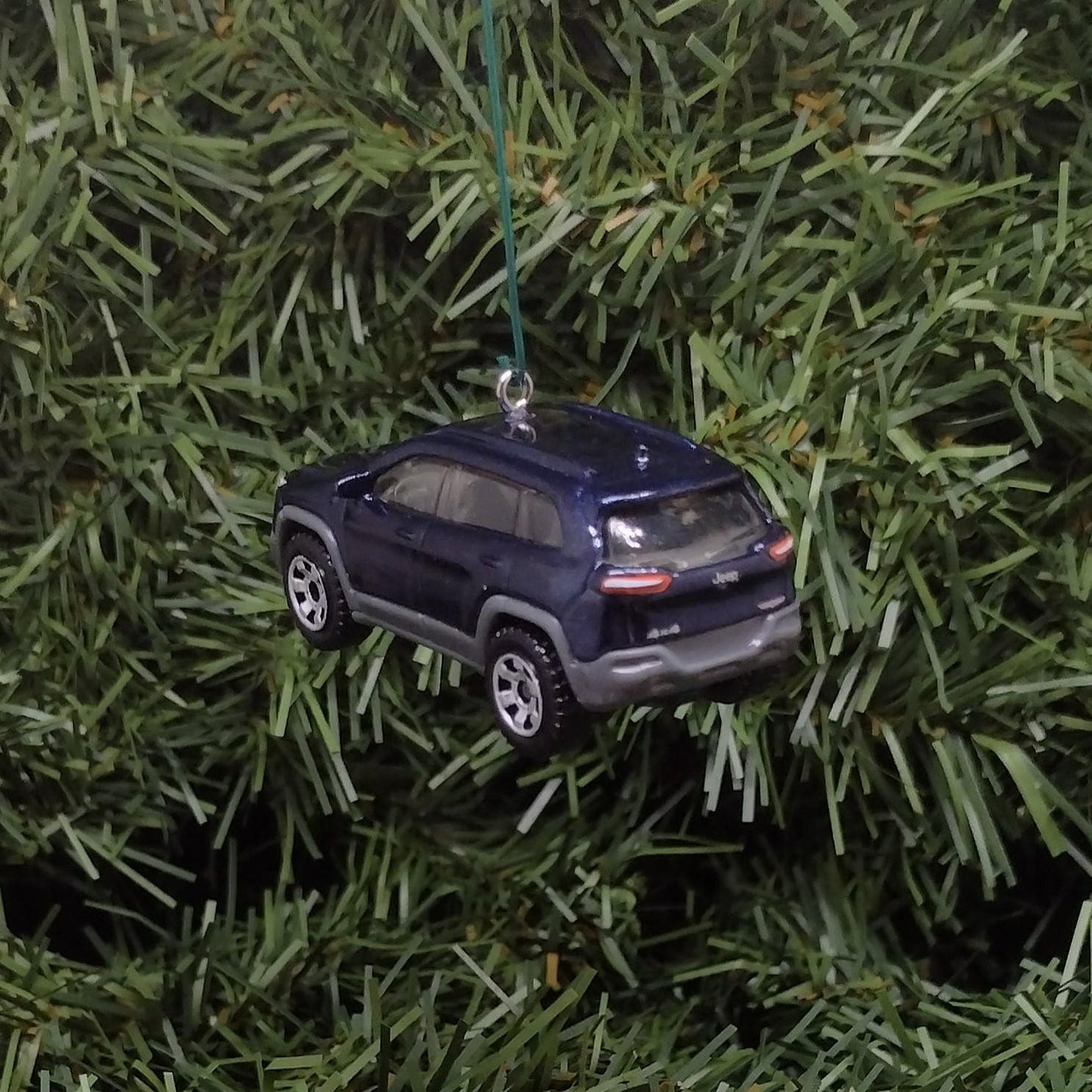 JEEP CHEROKEE Ornament Christmas Gift Xmas Decoration 2014 Trailhawk Blue