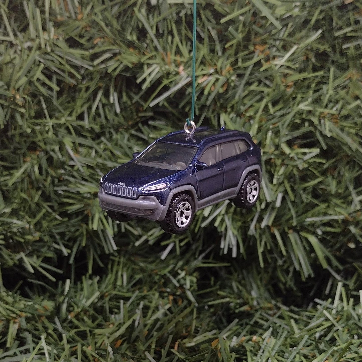 JEEP CHEROKEE Ornament Christmas Gift Xmas Decoration 2014 Trailhawk Blue