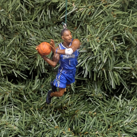 Orlando Magic Ornament Tracy McGrady Christmas Gift Xmas Tree Decoration NBA Basketball Figure 3 inch