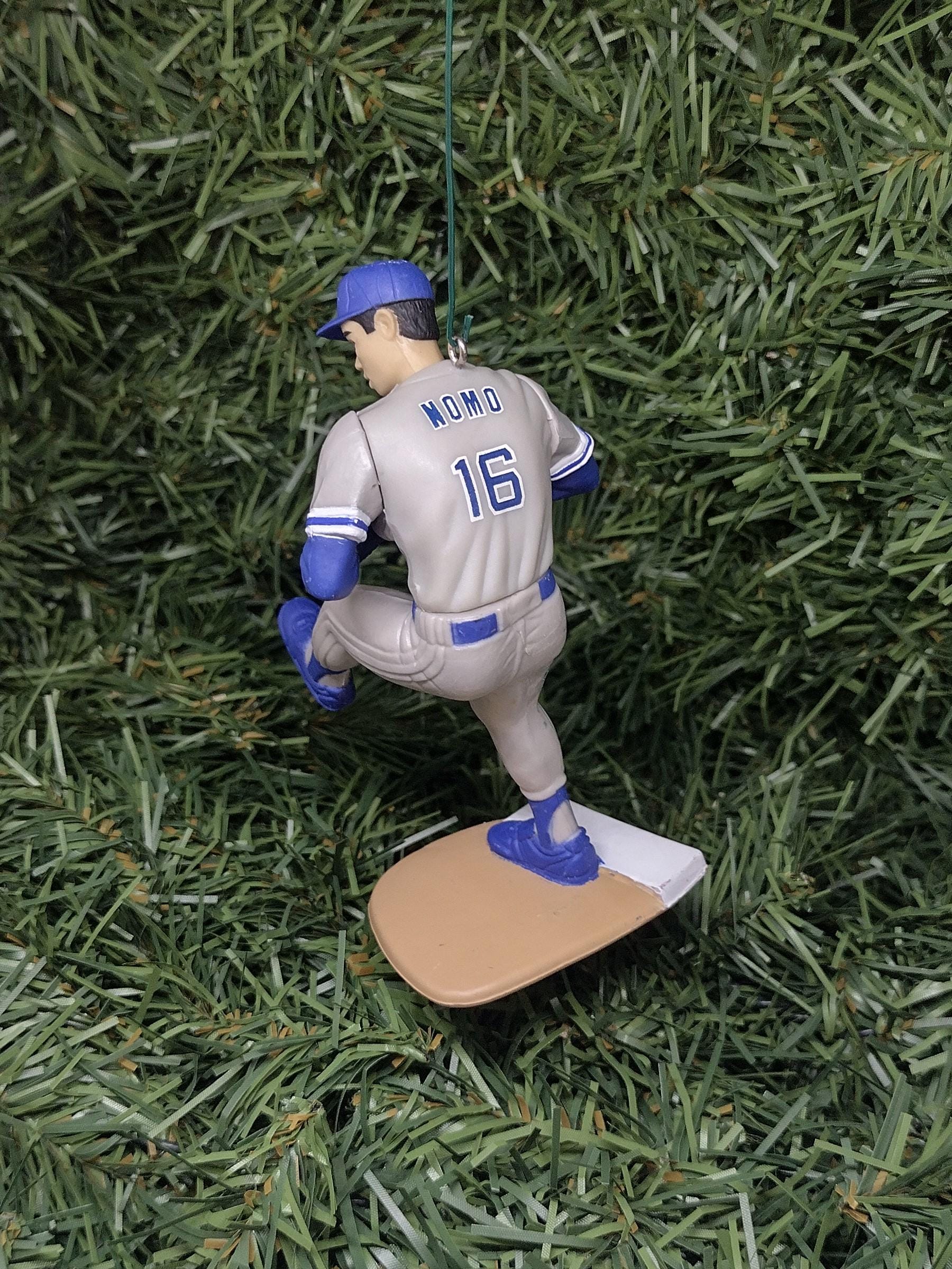 Los Angeles Dodgers Ornament Mike PiazzaHideo Nomo Raul Mondesi Christmas Gift MLB Baseball Figure