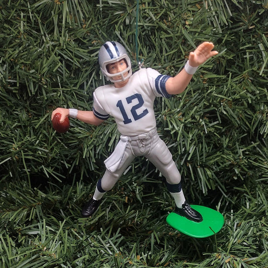 Roger Staubach Dallas Cowboys Ornament Christmas Gift Idea Unique Xmas Tree Decoration NFL Football Figure