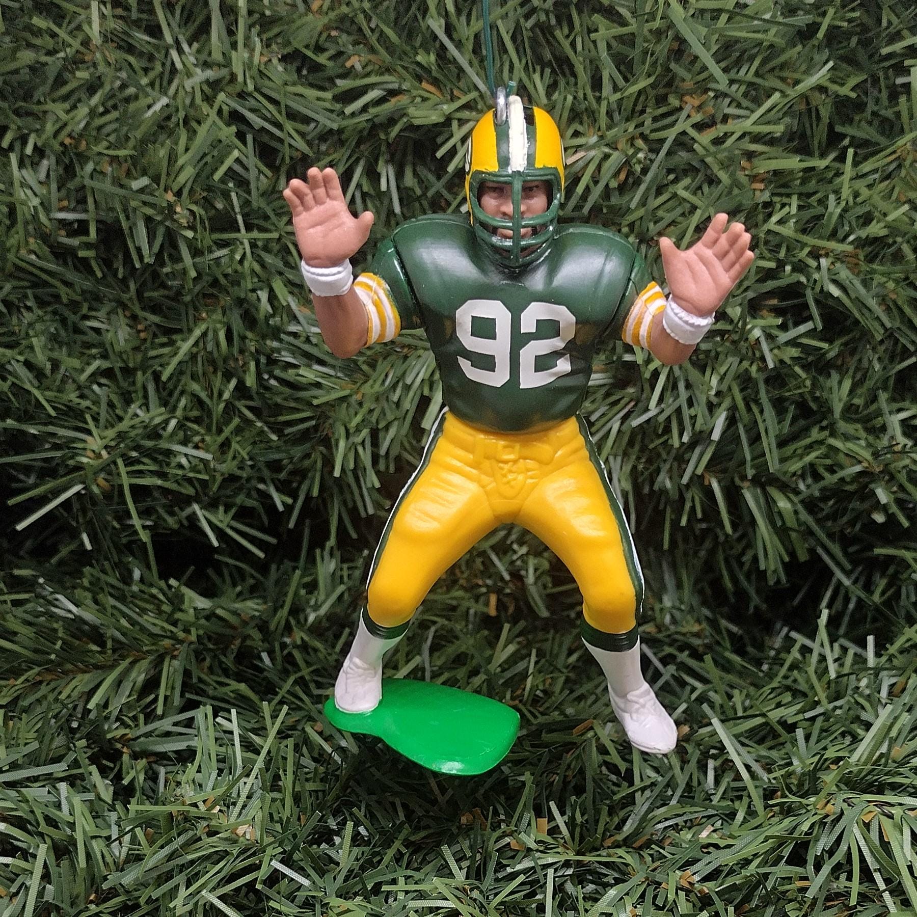 Reggie White Green Bay Packers Ornament Christmas Gift Idea Unique Xmas Tree Decoration NFL Football Figure