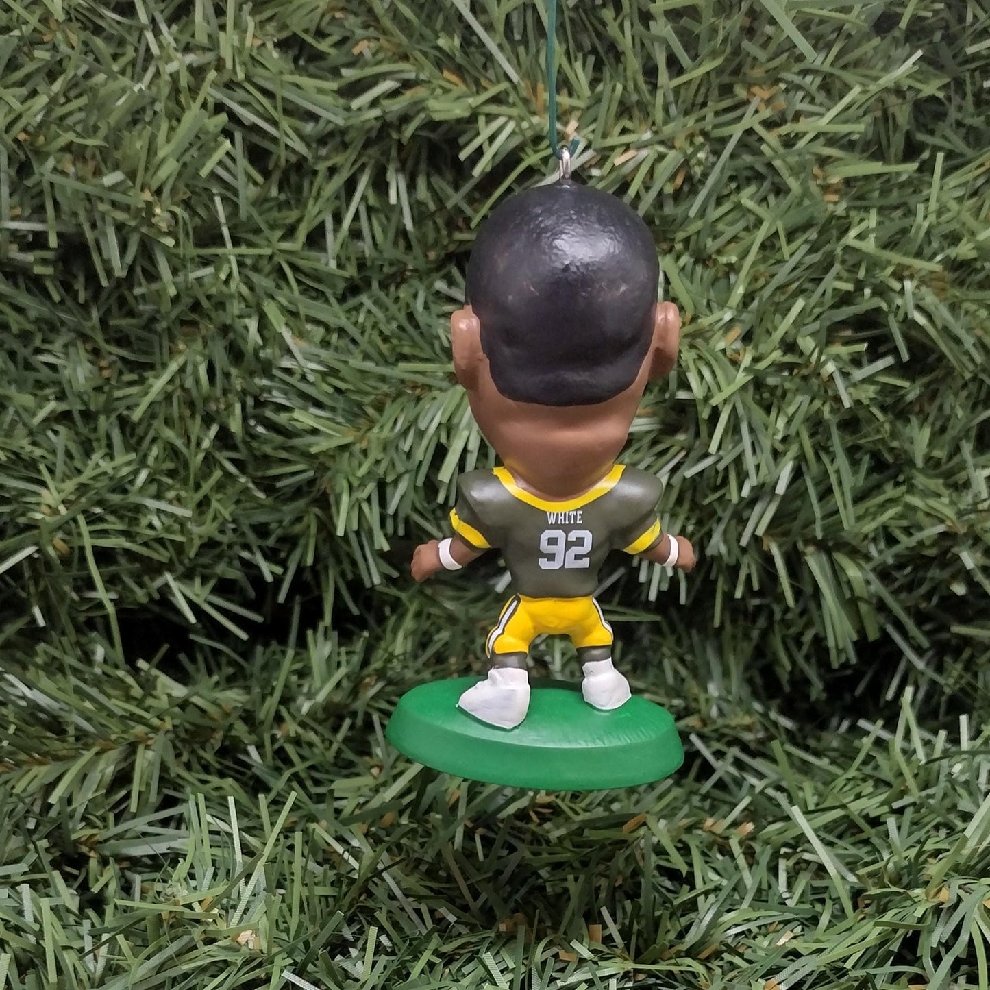 Reggie White Green Bay Packers Ornament Christmas Gift Idea Unique Xmas Tree Decoration NFL Football Figure