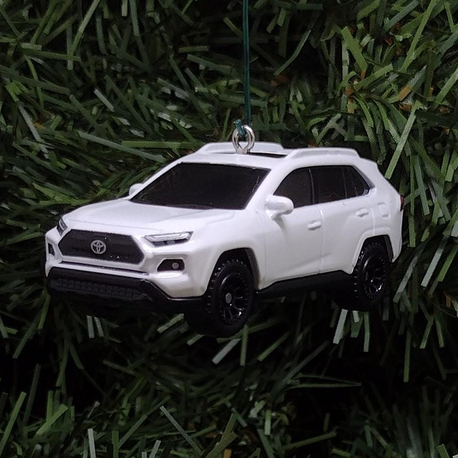TOYOTA RAV4 Ornament Christmas Tree Decoration Rav 4 2023 TRD SUV Unique Gift Idea 2022 2024