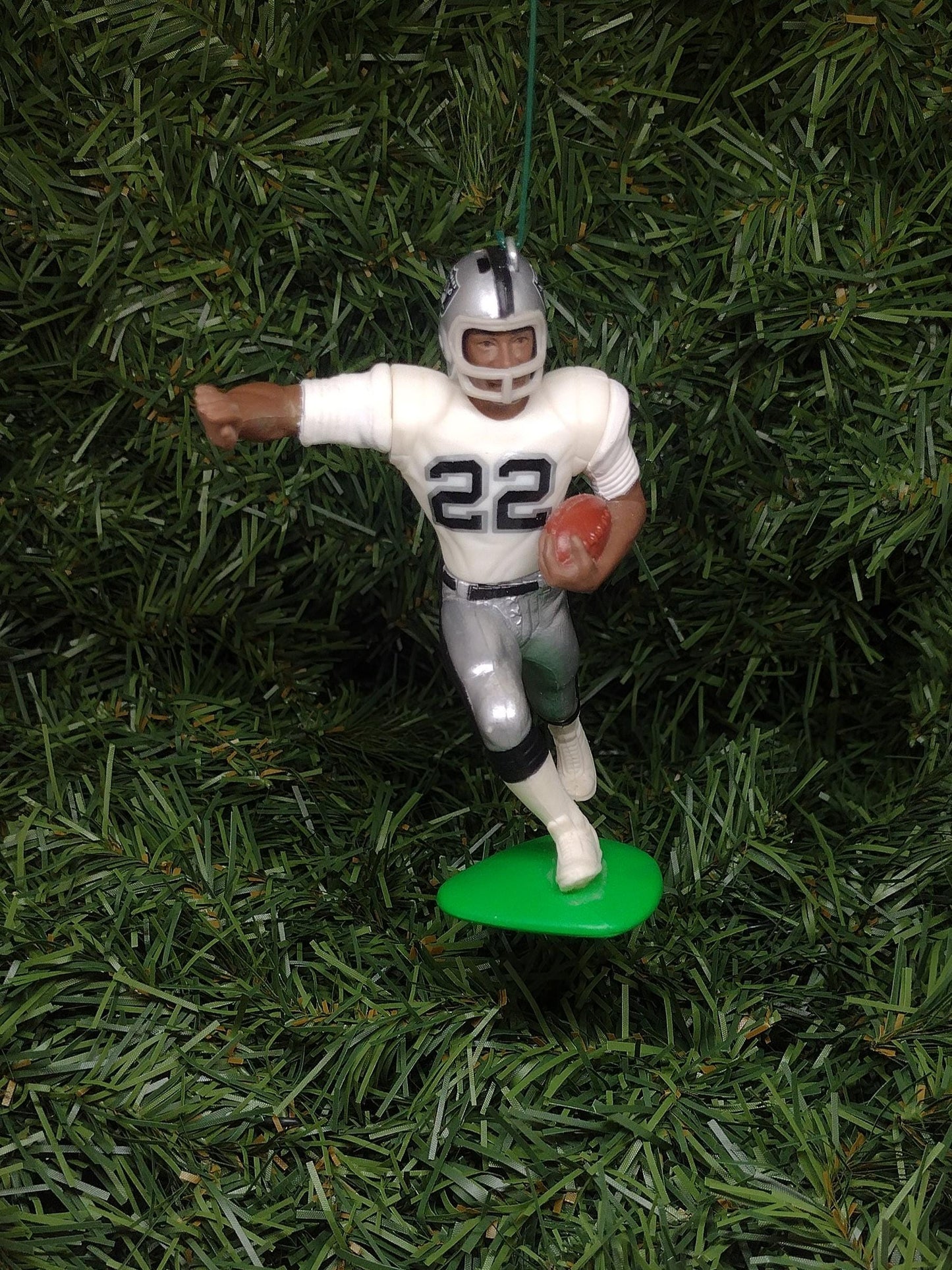 OAKLAND RAIDERS ornaments Christmas tree decoration Napoleon Kaufman/Terry McDaniel/Jeff George/Rocket Ismail Los Angeles Las Vegas