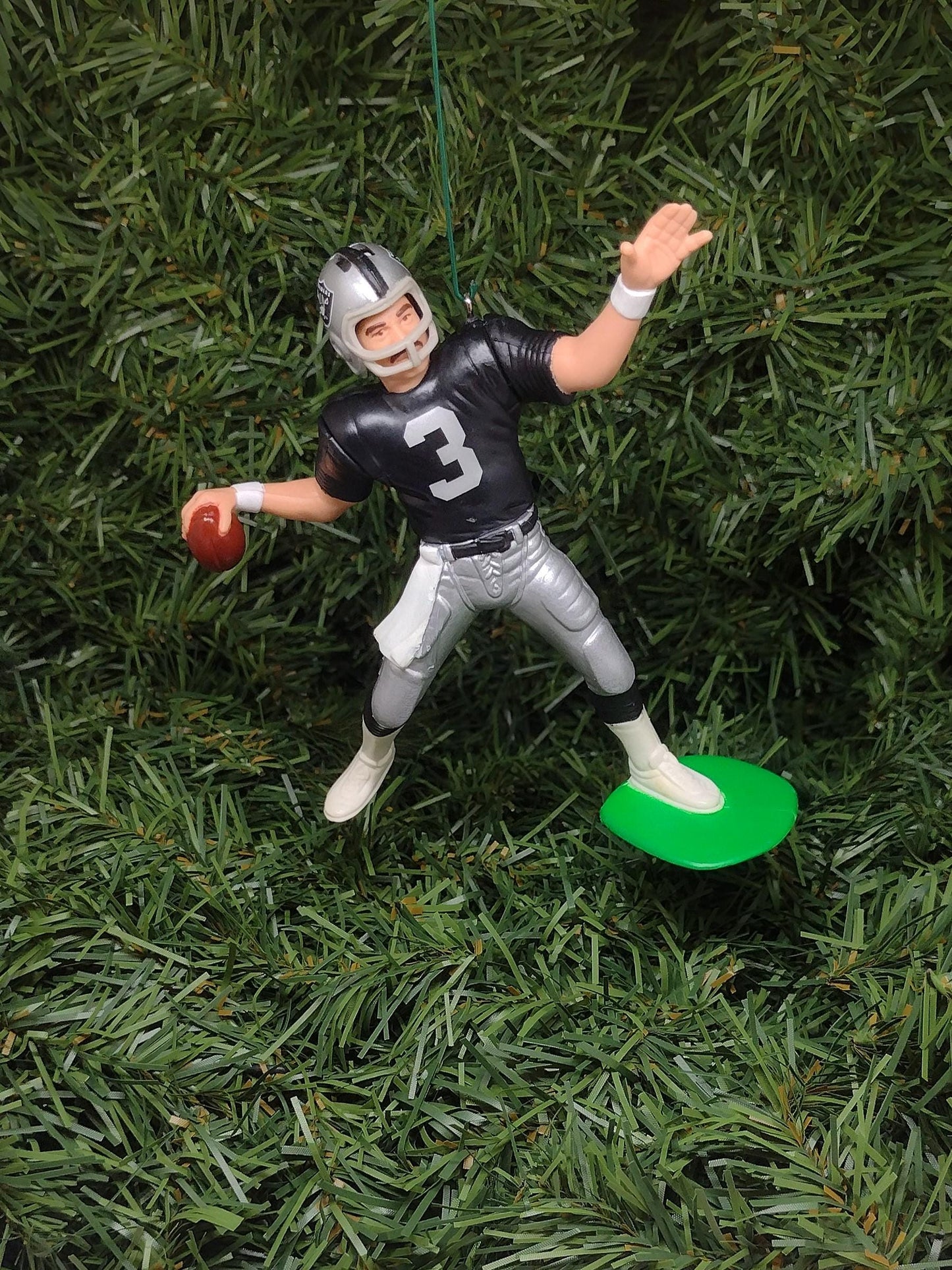 OAKLAND RAIDERS ornaments Christmas tree decoration Napoleon Kaufman/Terry McDaniel/Jeff George/Rocket Ismail Los Angeles Las Vegas
