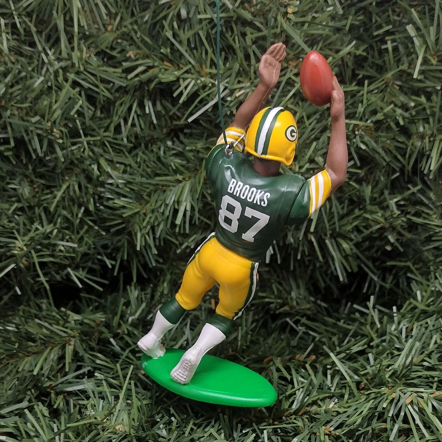 GREEN BAY PACKERS Ornaments Christmas tree decoration Robert Brooks-Dorsey Levens-Mark Chmura xmas nfl football unique gift idea