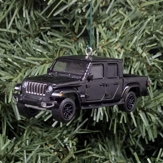 JEEP GLADIATOR Ornament Christmas Gift idea unique Xmas decoration 4x4 SUV 2020-2023 Black