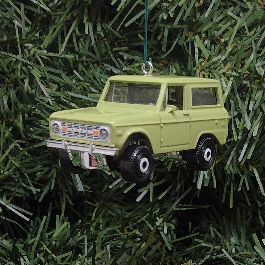Ford Bronco Ornament 1970 Christmas Decoration Gift Idea Unique Xmas Present 2.5 inch