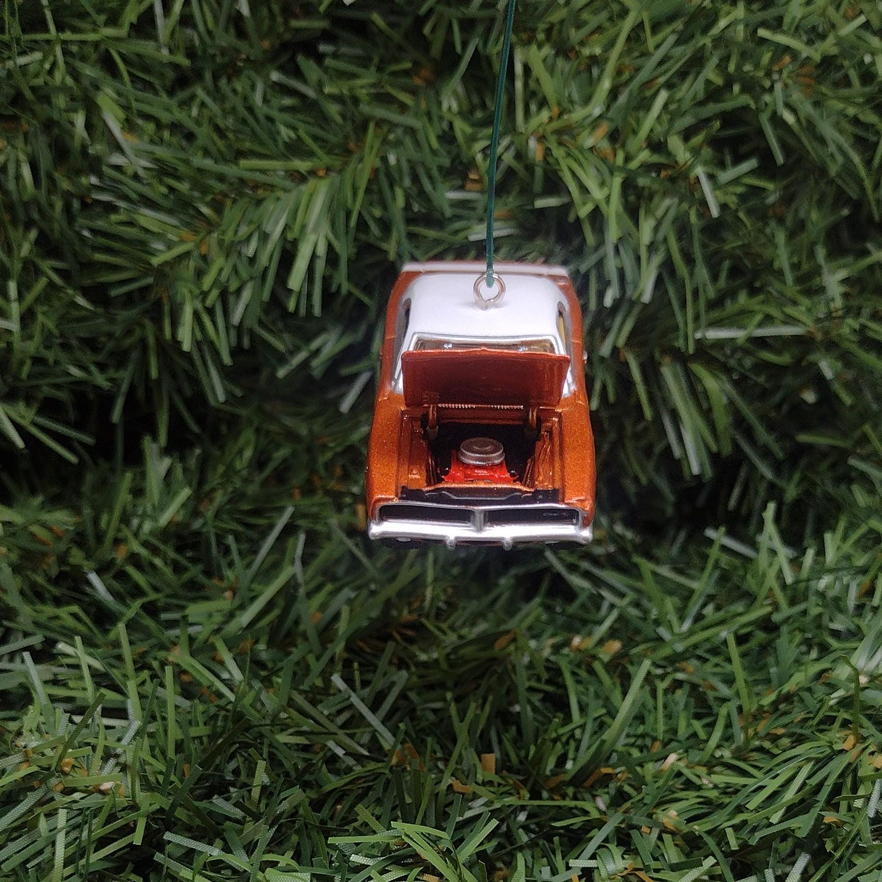 DODGE CHARGER Ornament 1969 R/T Christmas Gift Xmas Tree Decoration Mopar Muscle Car Copper Color