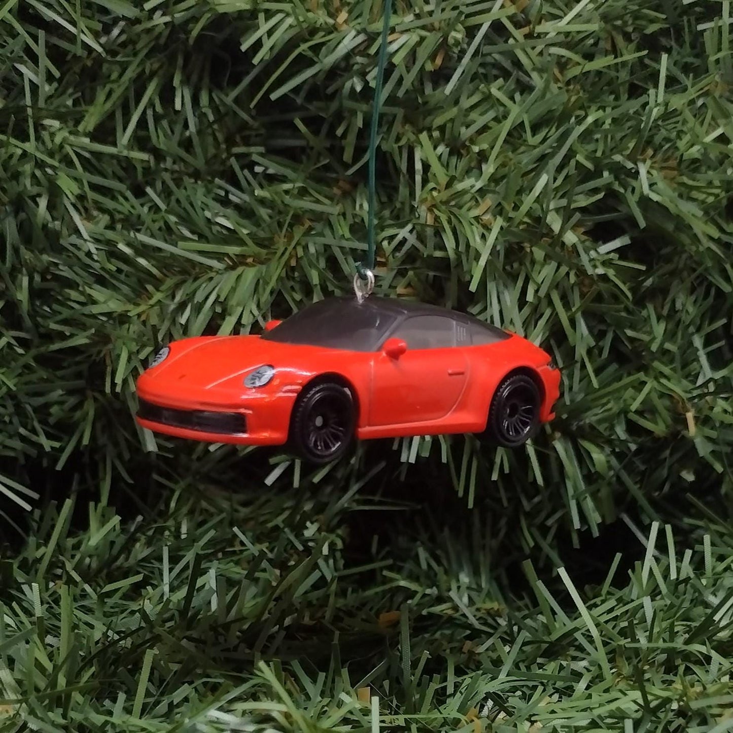 Porsche 911 Targa Ornament Christmas Decoration Unique Gift Idea Red