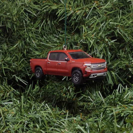 Chevy Silverado Ornament 2022-2024 Christmas tree decoration Chevrolet Pickup Truck 2023 Unique Xmas Tree Decoration G