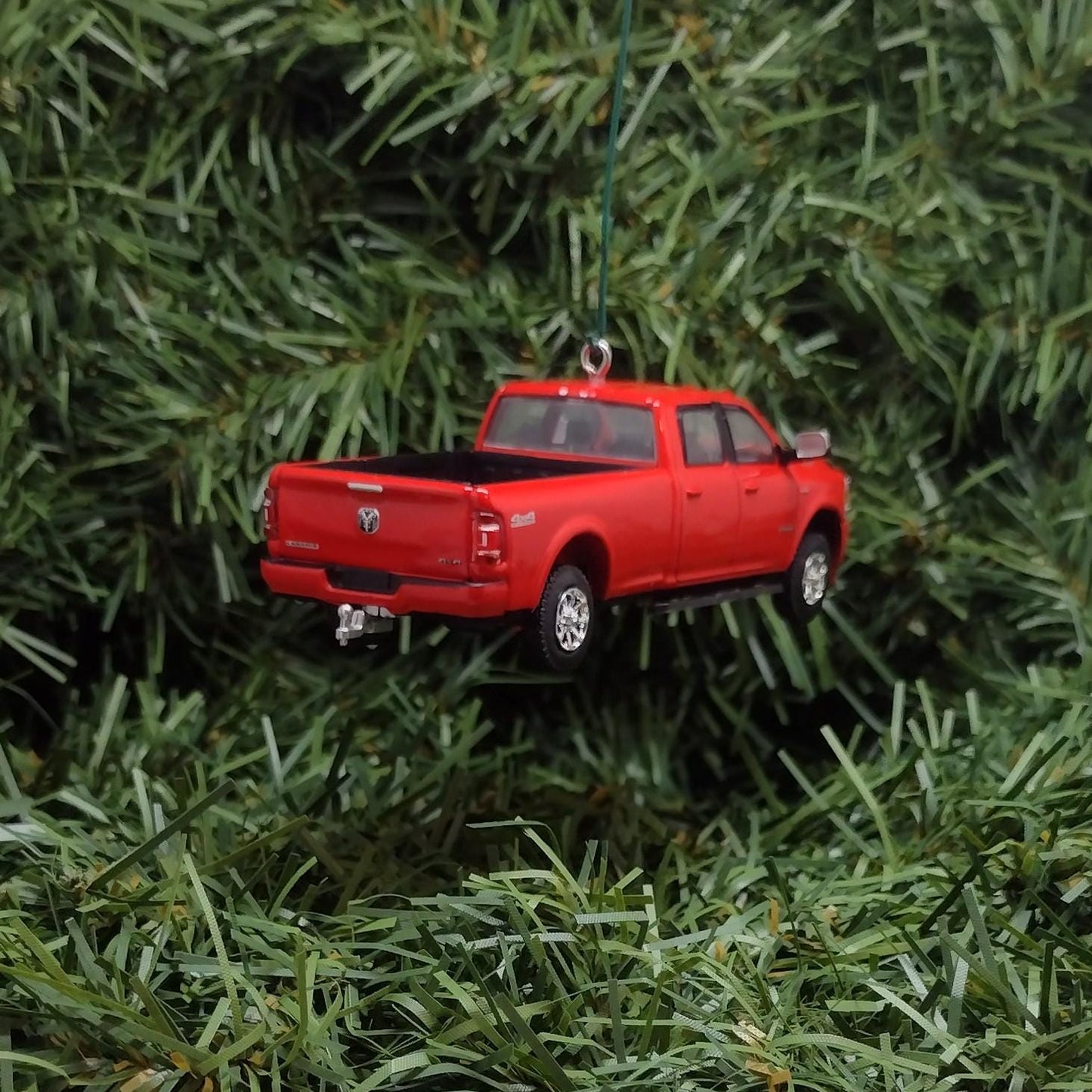 Dodge Ram Ornament 2500 Laramie Truck Christmas Gift Xmas Tree Decoration 2022 Flame Red
