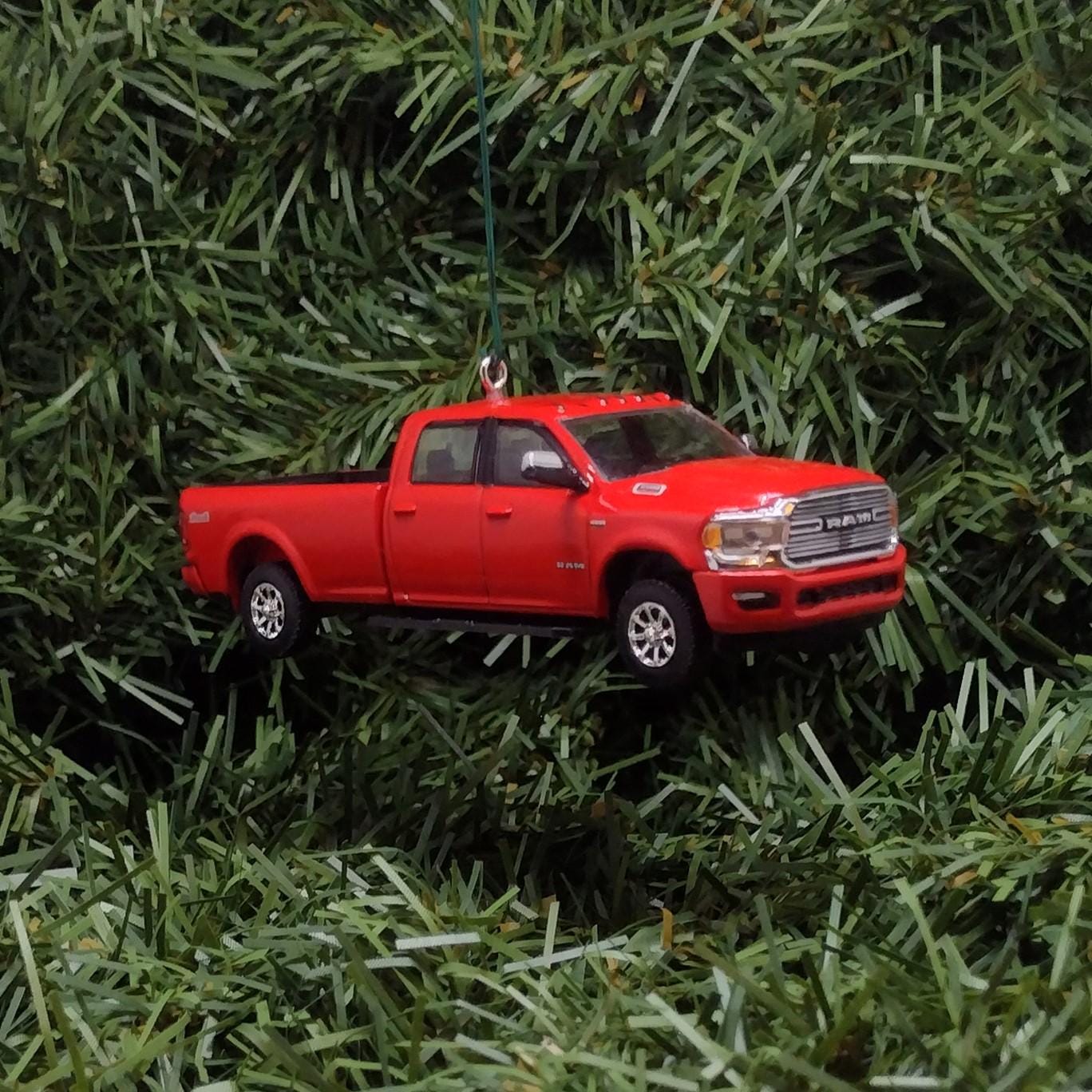Dodge Ram Ornament 2500 Laramie Truck Christmas Gift Xmas Tree Decoration 2022 Flame Red