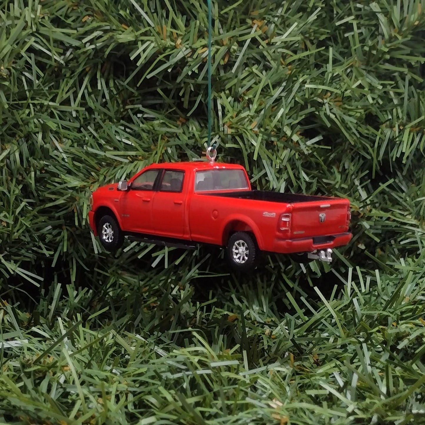 Dodge Ram Ornament 2500 Laramie Truck Christmas Gift Xmas Tree Decoration 2022 Flame Red