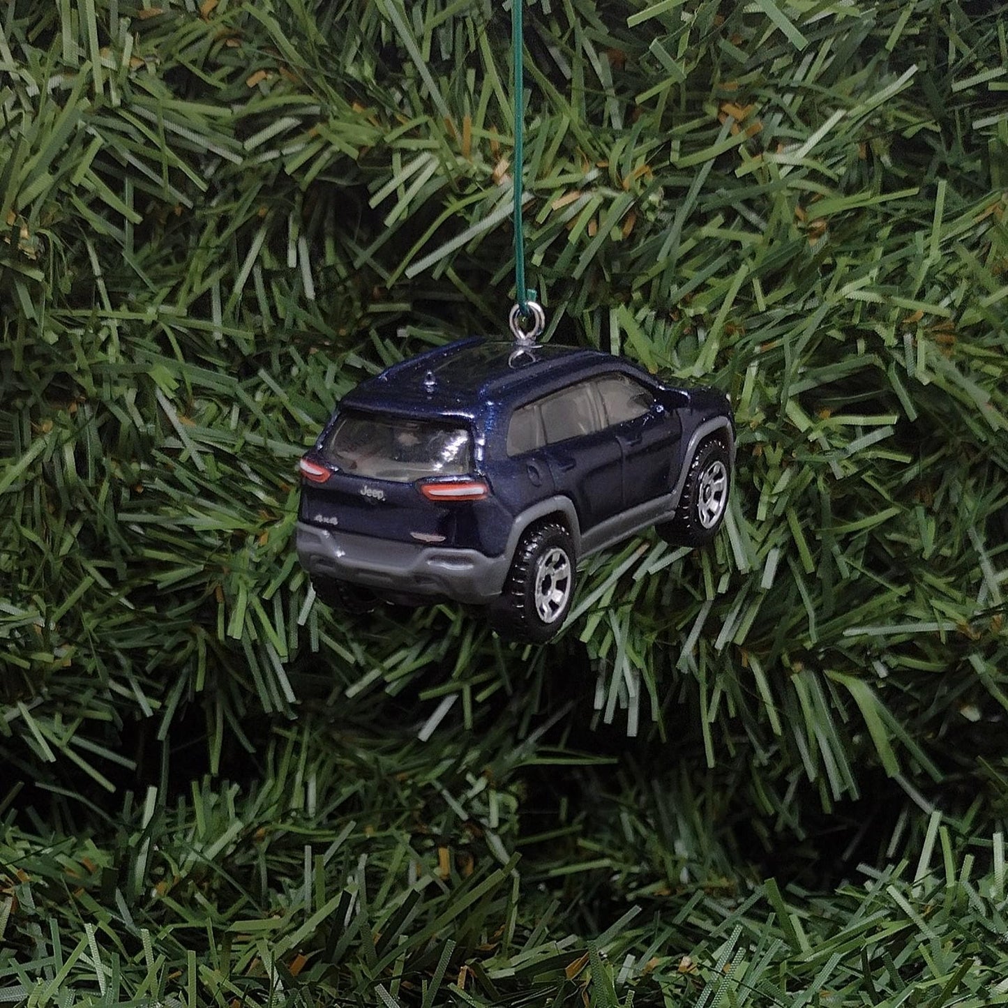 JEEP CHEROKEE Ornament Christmas Gift Xmas Decoration 2014 Trailhawk Blue