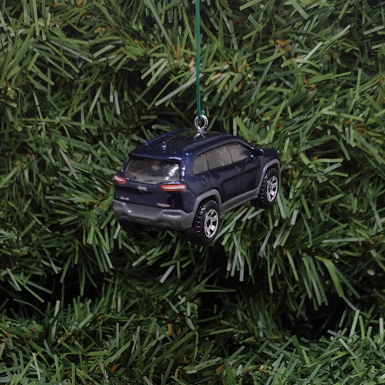 JEEP CHEROKEE Ornament Christmas Gift Xmas Decoration 2014 Trailhawk Blue