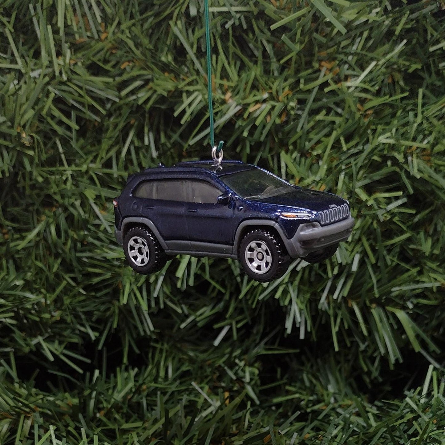 JEEP CHEROKEE Ornament Christmas Gift Xmas Decoration 2014 Trailhawk Blue