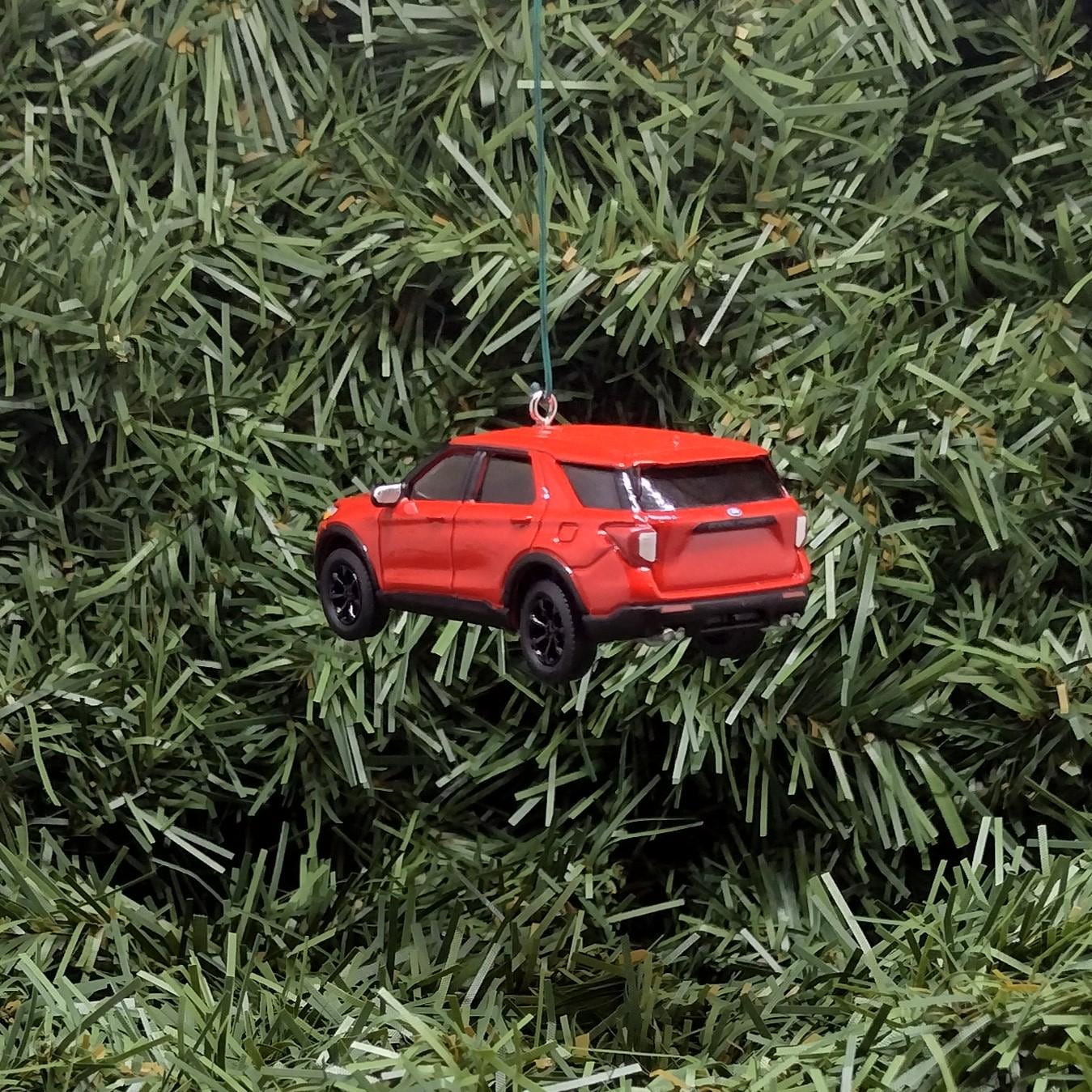 FORD EXPLORER Ornament Christmas Decoration Unique Gift 2023 SUV Rapid Red