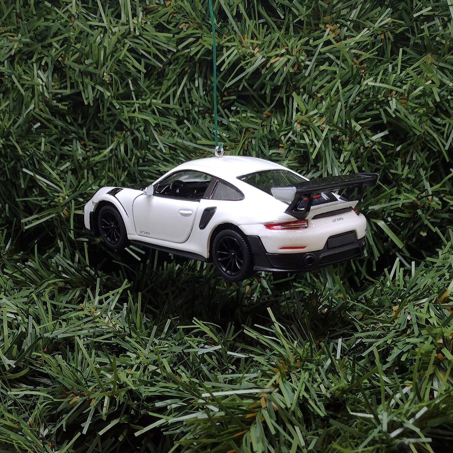 PORSCHE 911 GT2RS Ornament Christmas Tree Decoration Unique Gift Idea gt2 rs White