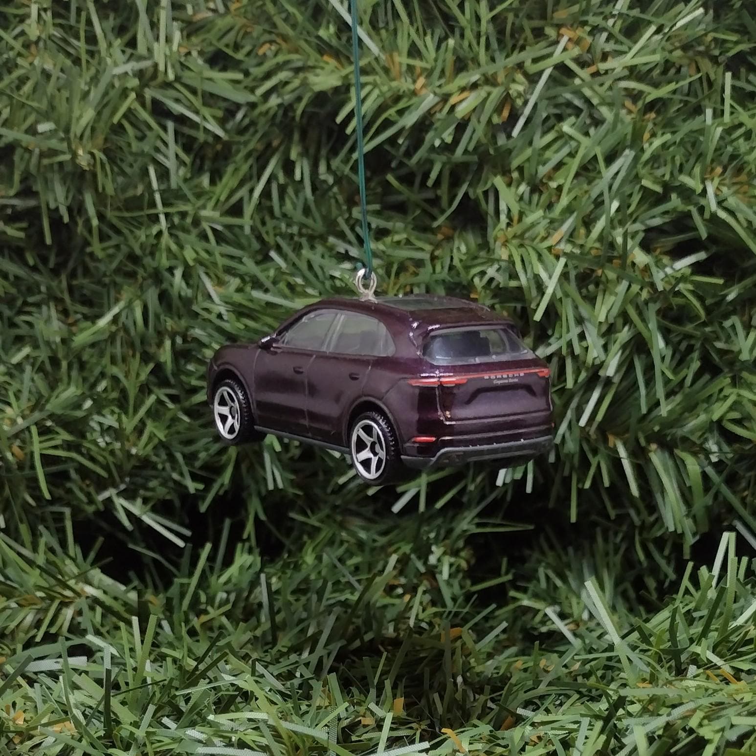 Porsche Cayenne Ornament Christmas Tree Decoration Unique Gift Idea Blue