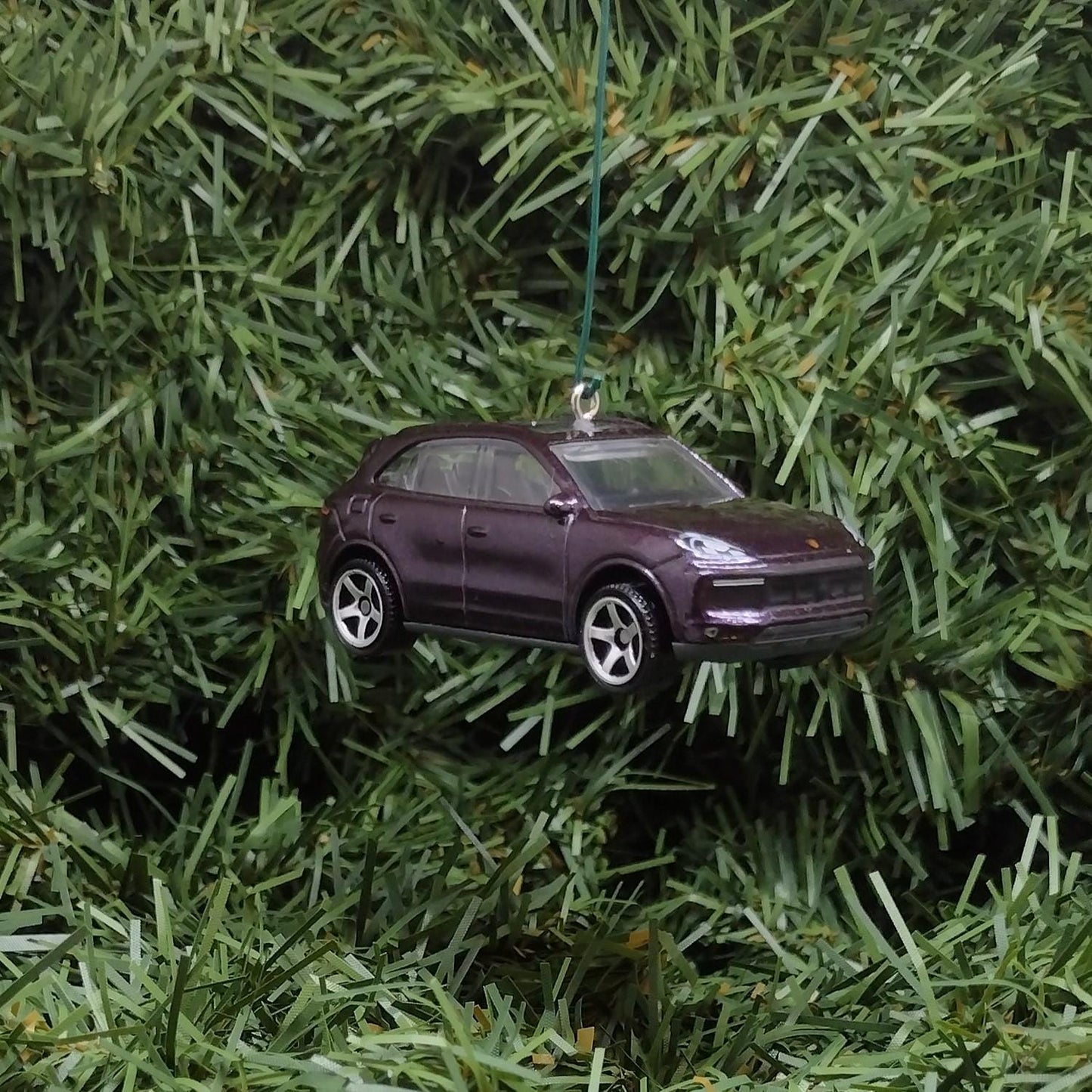 Porsche Cayenne Ornament Christmas Tree Decoration Unique Gift Idea Blue