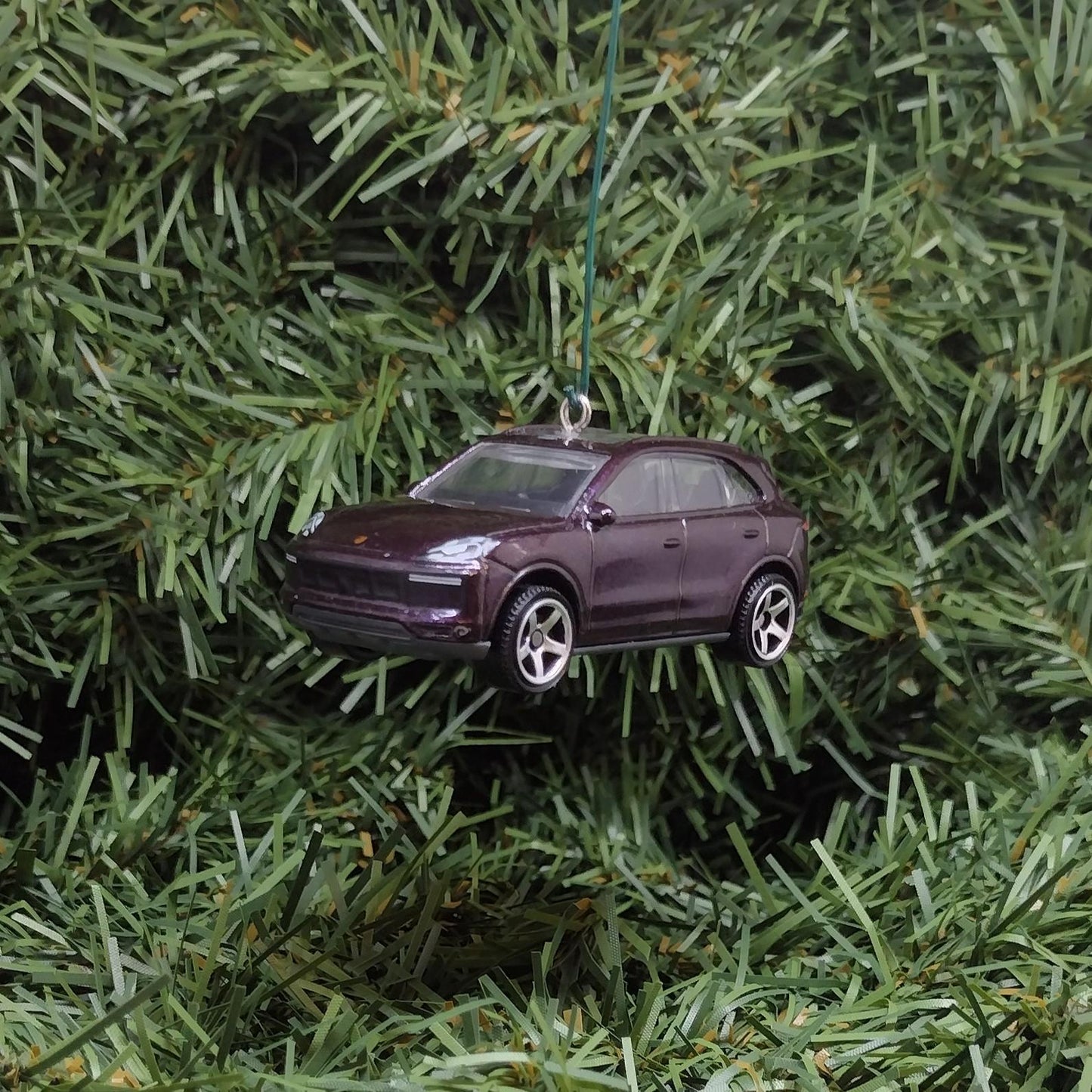 Porsche Cayenne Ornament Christmas Tree Decoration Unique Gift Idea Blue
