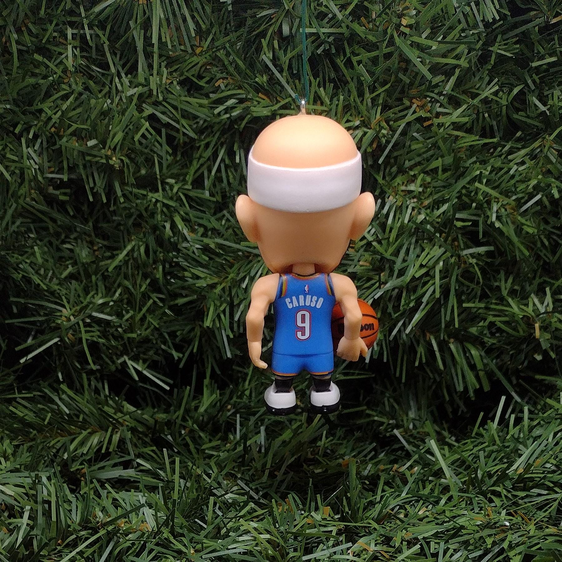 Oklahoma City THUNDER Ornament Alex Caruso Christmas Tree Decoration NBA basketball figure 3 inch