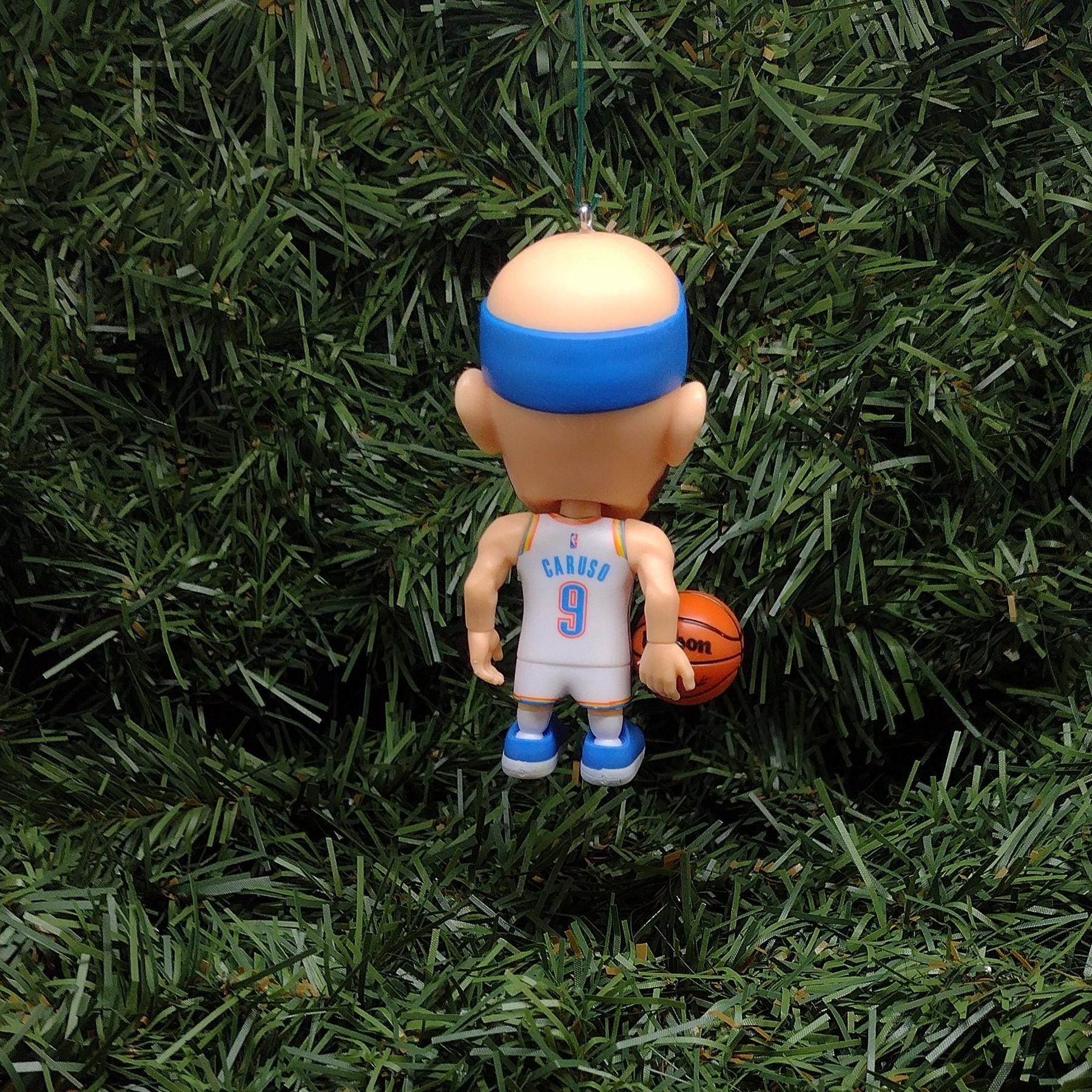 Oklahoma City THUNDER Ornament Alex Caruso Christmas Tree Decoration NBA basketball figure 3 inch