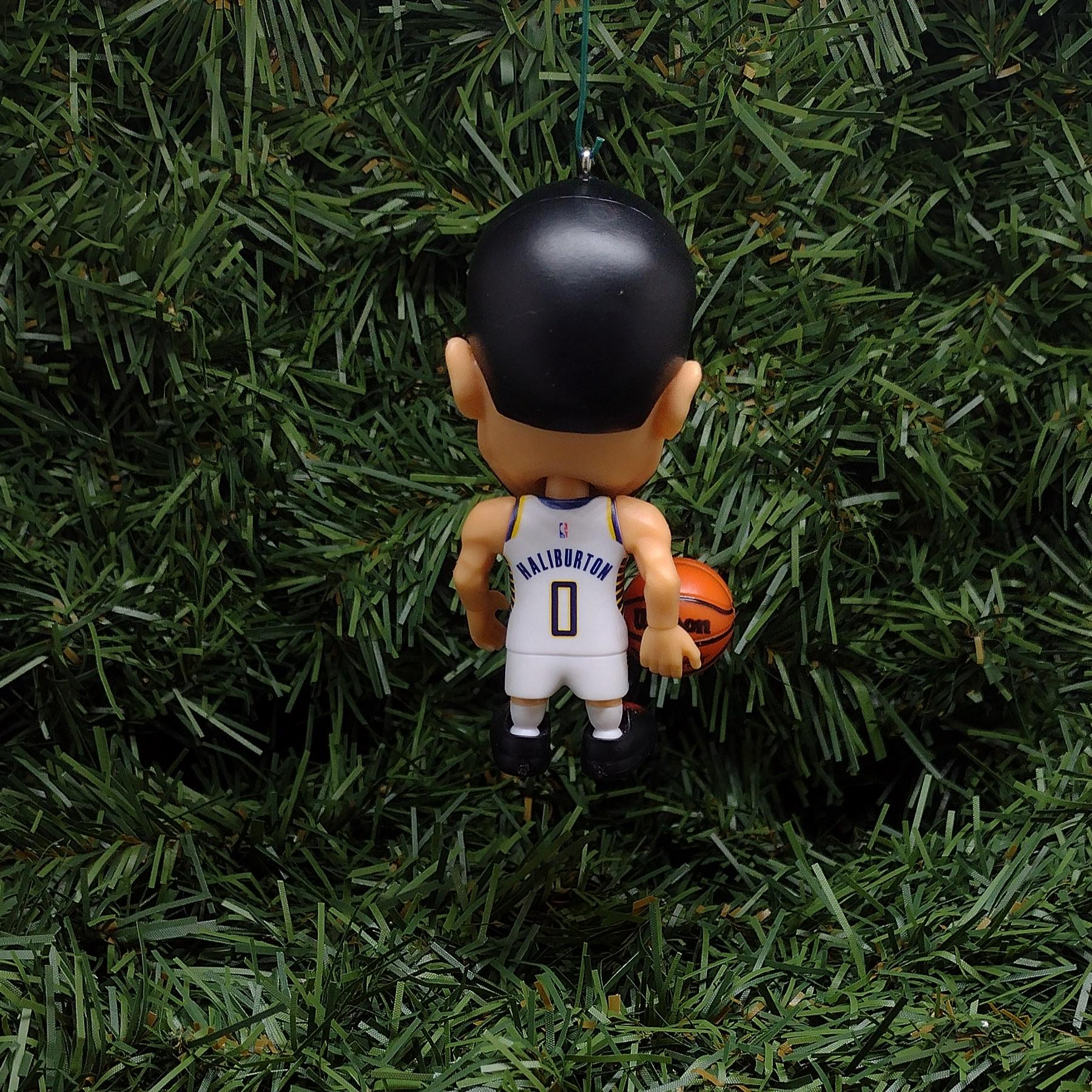 INDIANA PACERS Ornament Tyreese Haliburton Christmas Decoration NBA basketball figure 3 inch