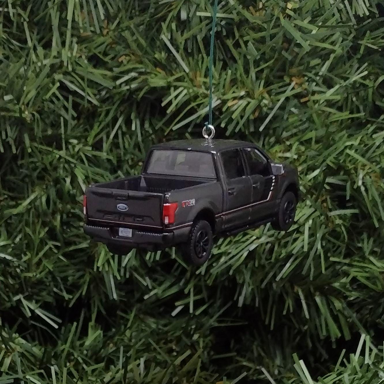 Ford F-150 Ornament 2015-2020 Christmas Gift Idea F150 Truck FX4 Lariat Unique Xmas Decoration Great Detail Gray Grey