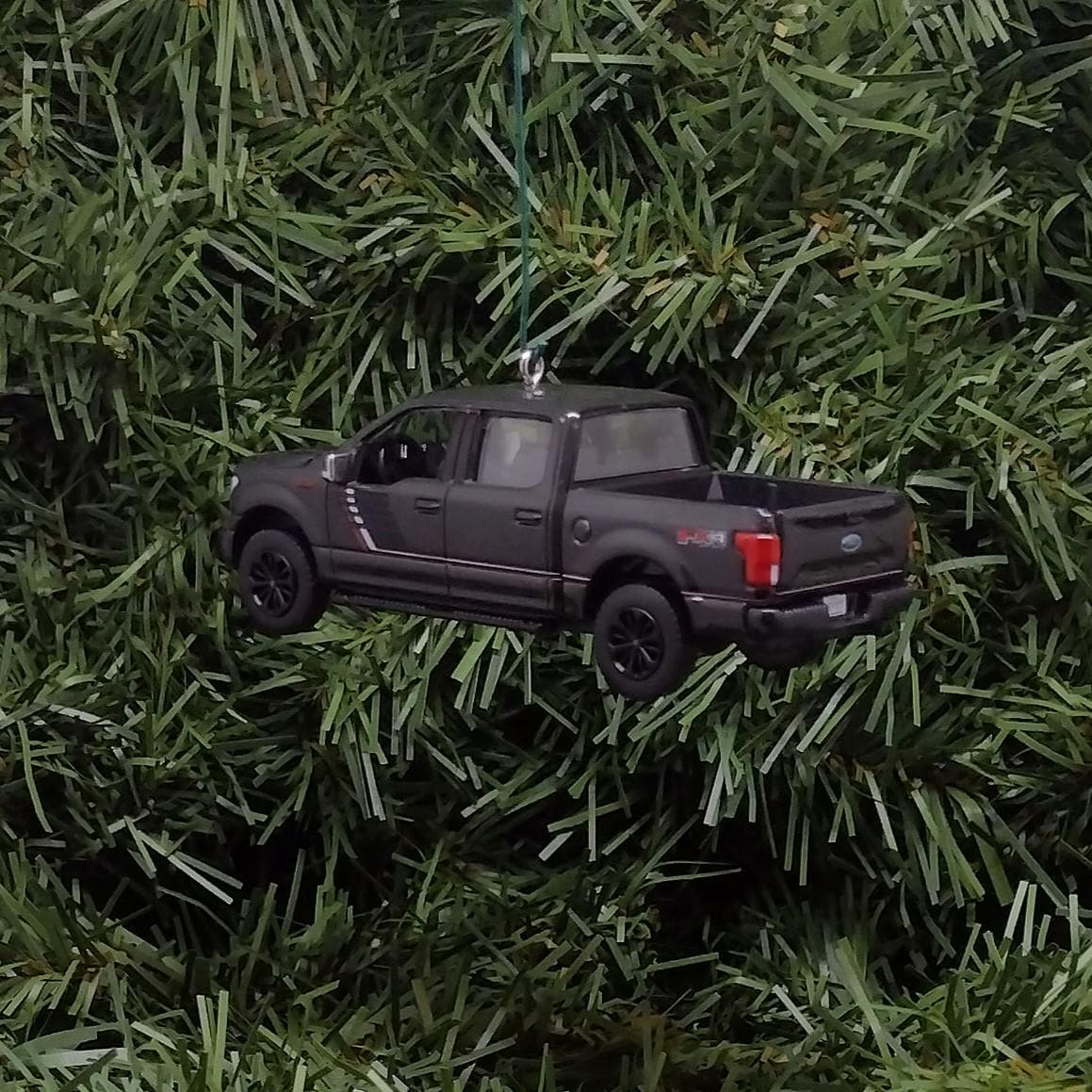 Ford F-150 Ornament 2015-2020 Christmas Gift Idea F150 Truck FX4 Lariat Unique Xmas Decoration Great Detail Gray Grey
