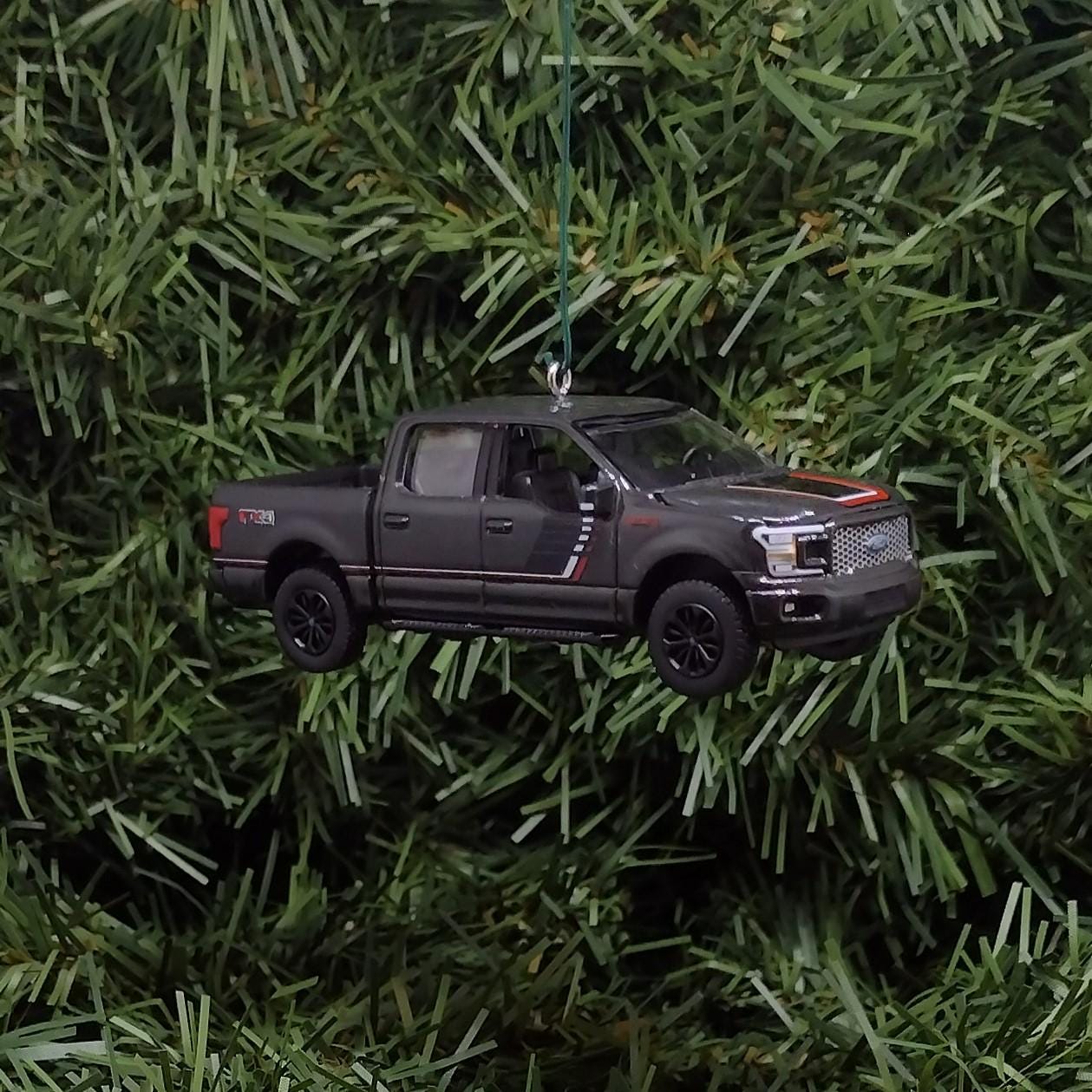 Ford F-150 Ornament 2015-2020 Christmas Gift Idea F150 Truck FX4 Lariat Unique Xmas Decoration Great Detail Gray Grey