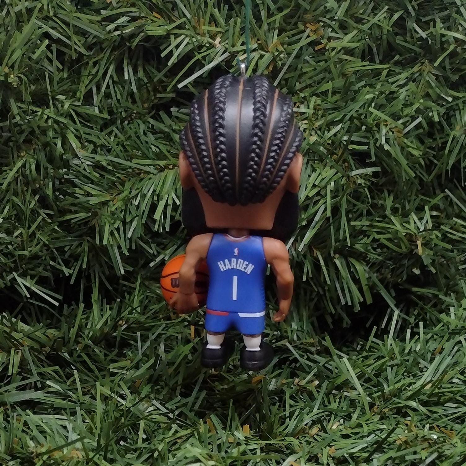 James Harden Los Angeles Clippers Ornament Christmas Decoration Gift NBA Basketball Figure 3 inch