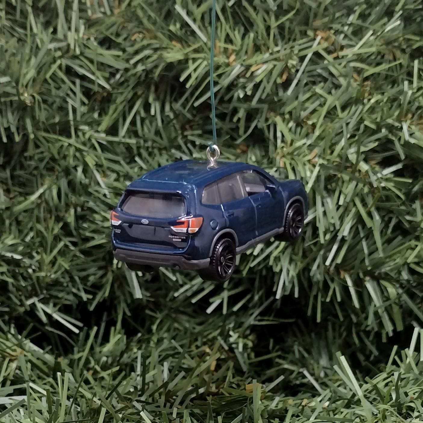 Subaru Forester Ornament Christmas Gift idea 2019 2020 2021 Unique Car Xmas Tree Decoration Blue
