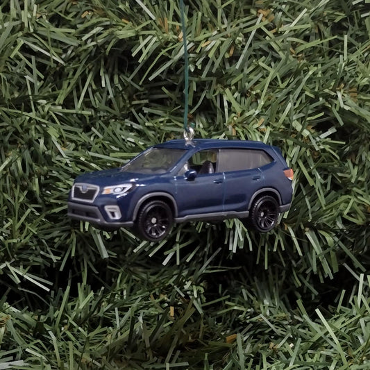 Subaru Forester Ornament Christmas Gift idea 2019 2020 2021 Unique Car Xmas Tree Decoration Blue