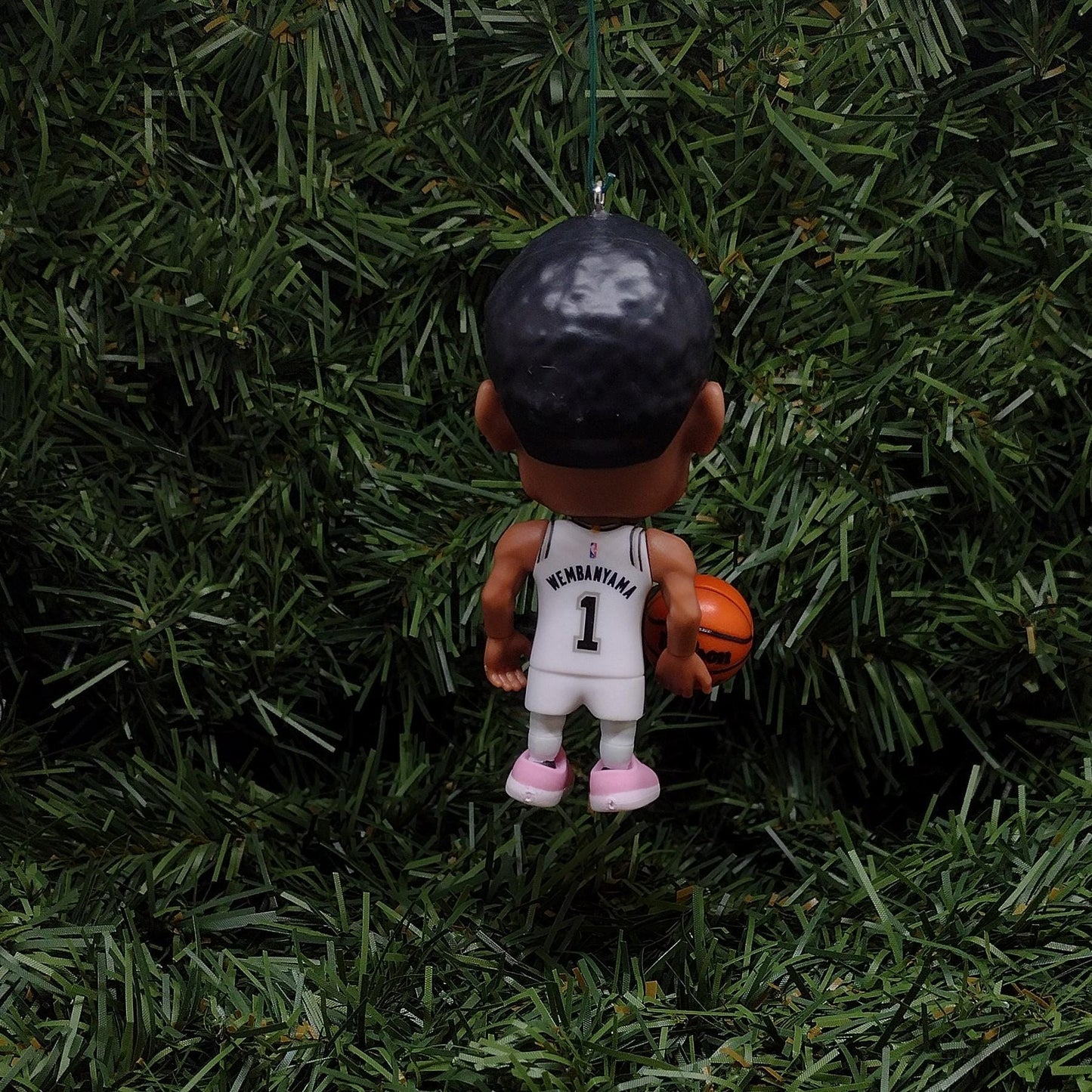 Victor Wembanyama SPURS Ornament Christmas Decoration Unique Gift San Antonio Wemby NBA Basketball Figure 3 Inch