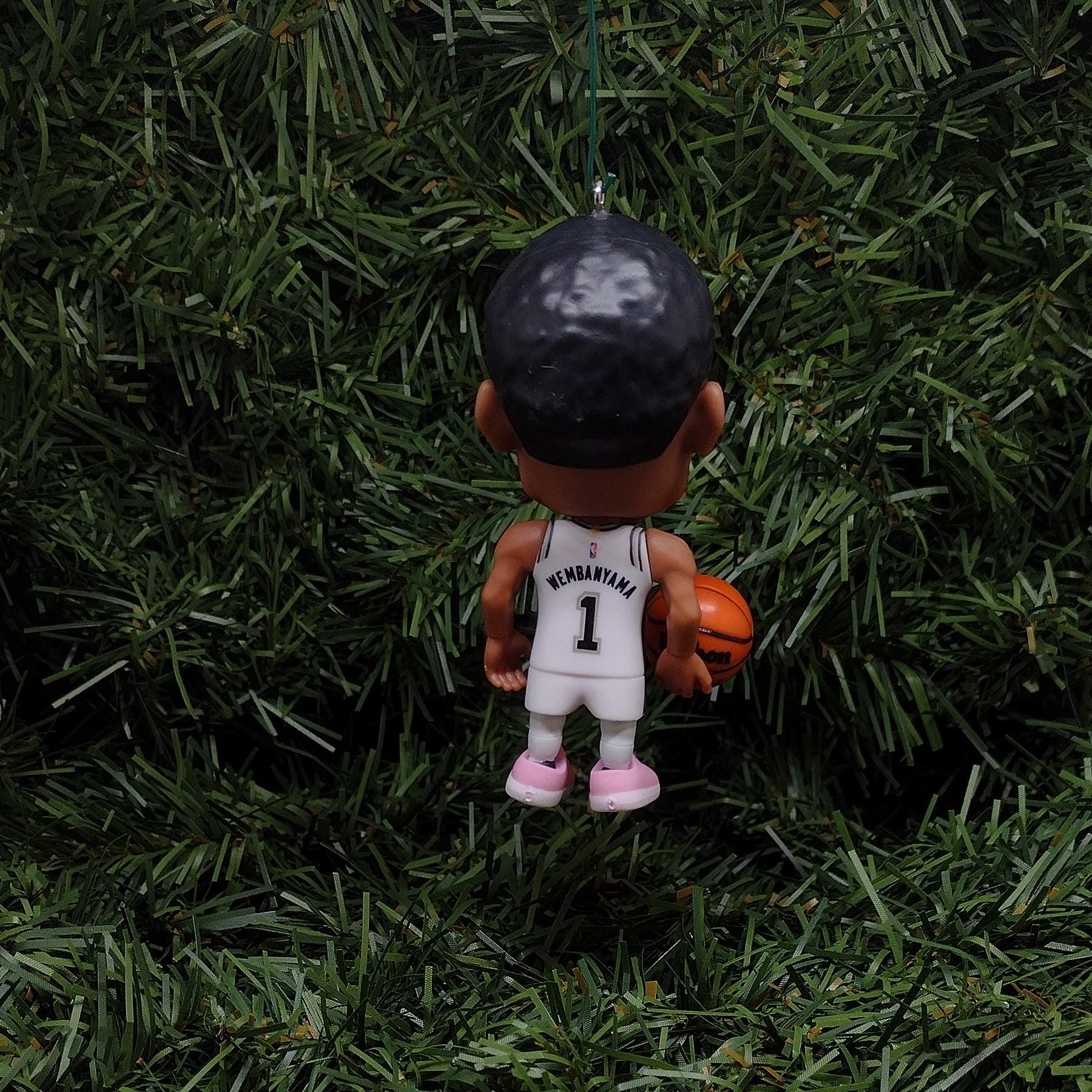 Victor Wembanyama SPURS Ornament Christmas Decoration Unique Gift San Antonio Wemby NBA Basketball Figure 3 Inch