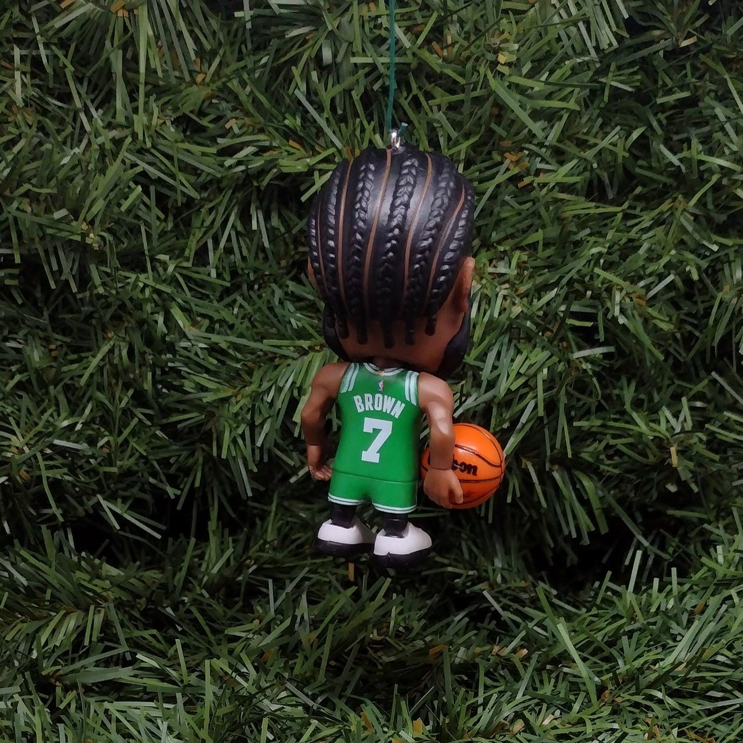 BOSTON CELTICS Ornament Jaylen Brown Christmas Decoration NBA basketball figure 3 inch
