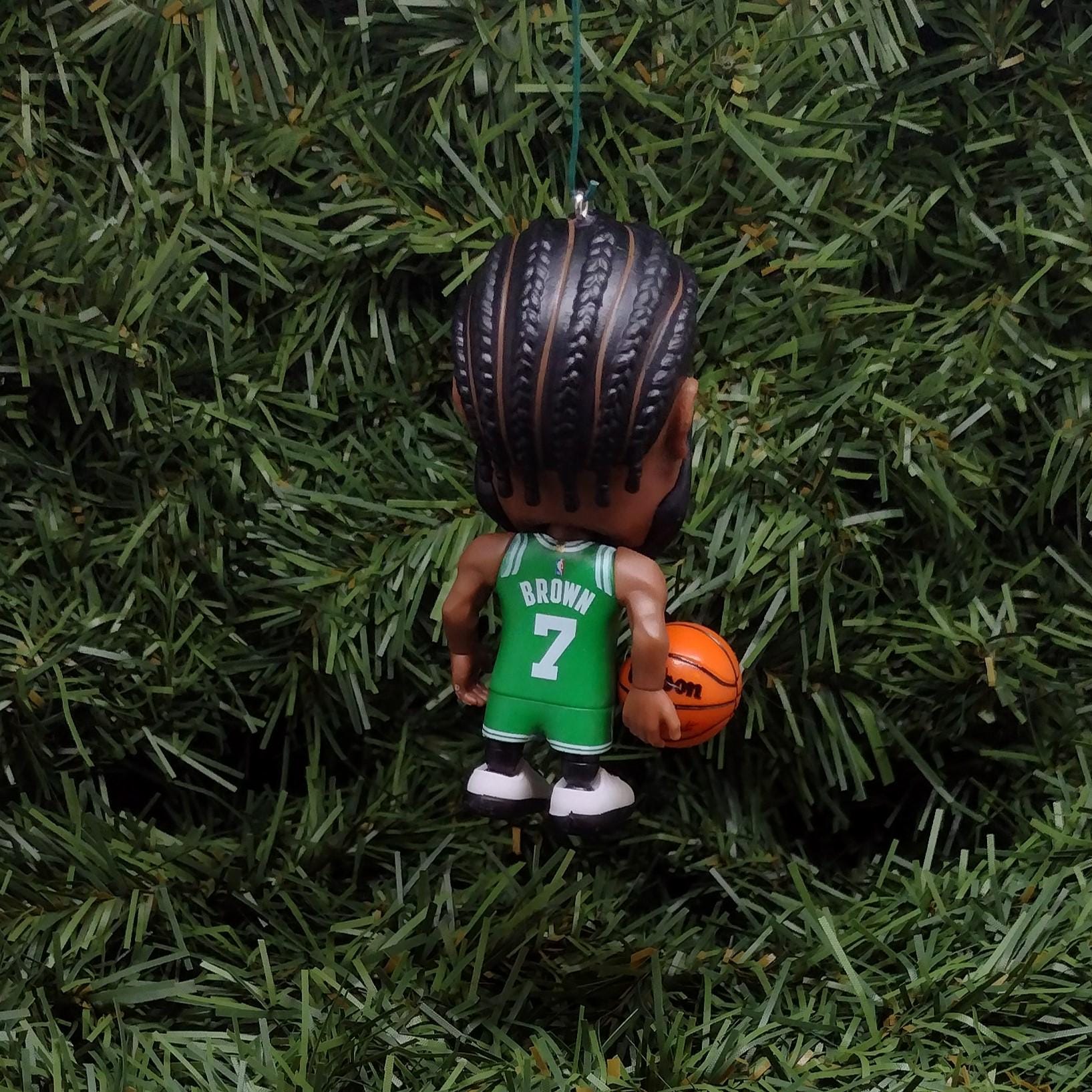 BOSTON CELTICS Ornament Jaylen Brown Christmas Decoration NBA basketball figure 3 inch