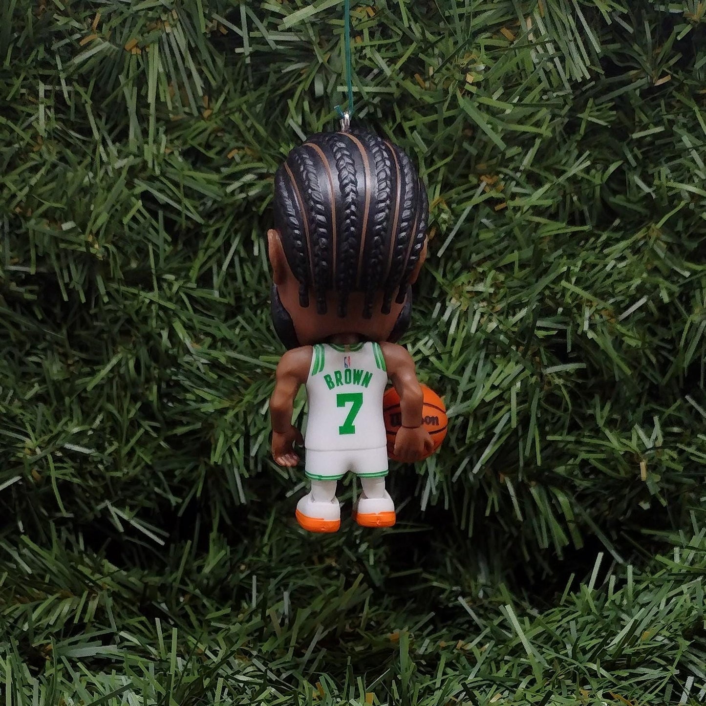 BOSTON CELTICS Ornament Jaylen Brown Christmas Decoration NBA basketball figure 3 inch