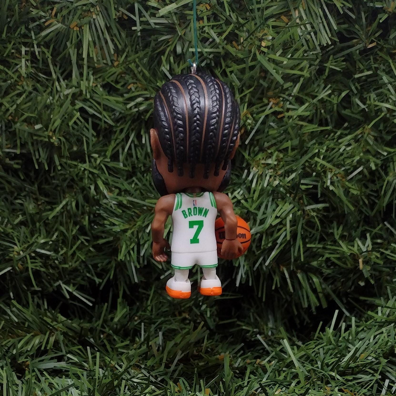 BOSTON CELTICS Ornament Jaylen Brown Christmas Decoration NBA basketball figure 3 inch