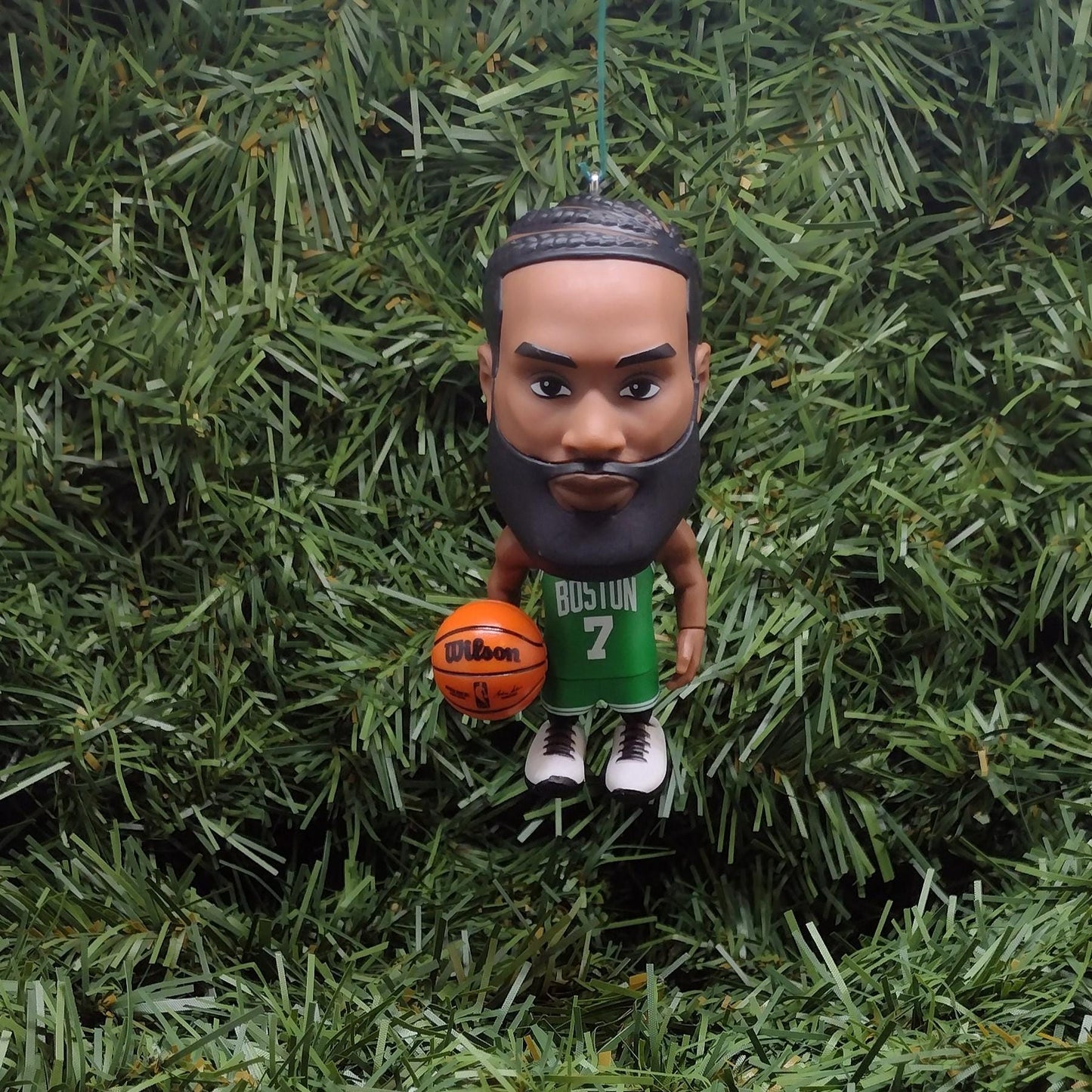 BOSTON CELTICS Ornament Jaylen Brown Christmas Decoration NBA basketball figure 3 inch