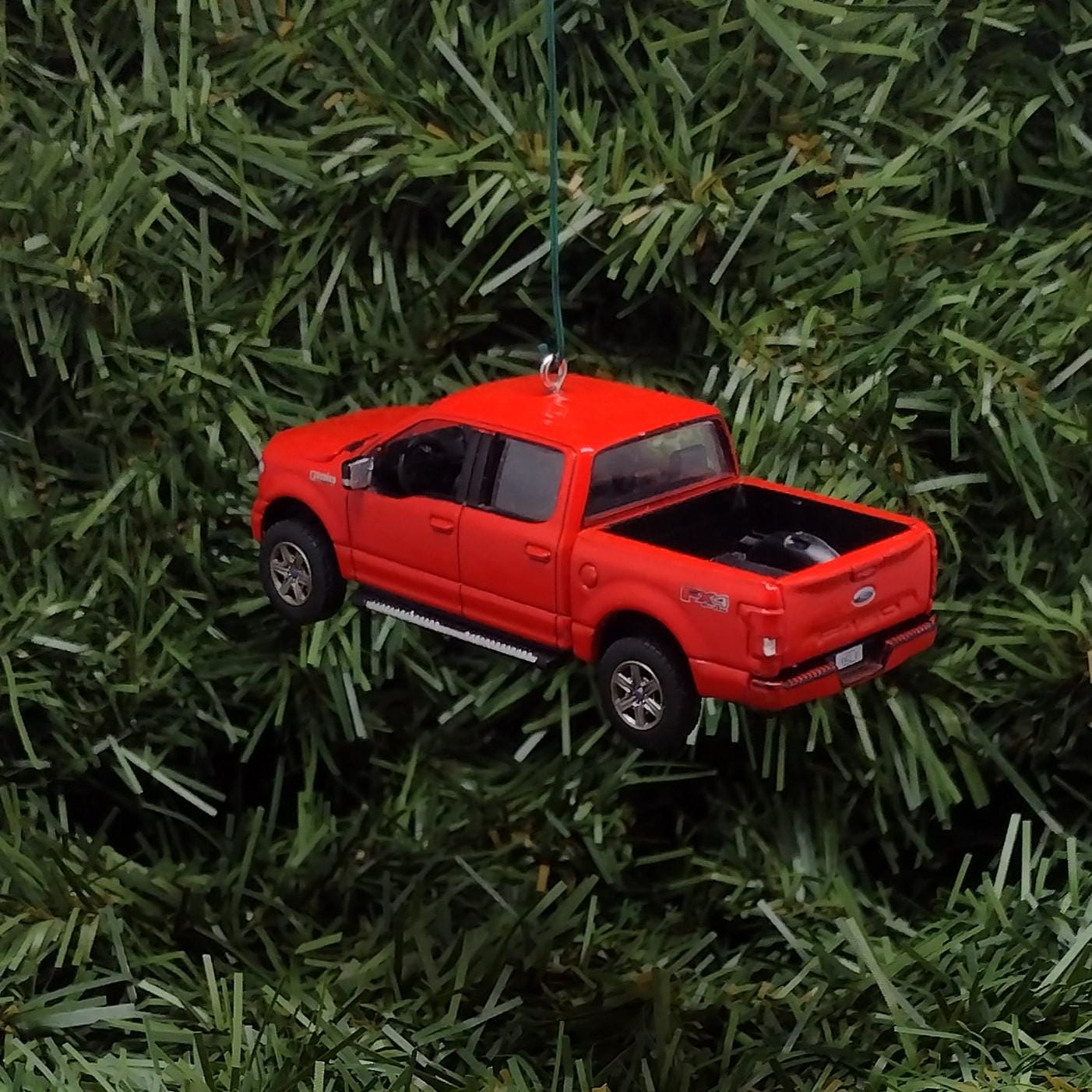 Ford F-150 Ornament 2015-2020 Christmas Gift Idea F150 Truck Lariat Unique Xmas Decoration Great Detail Race Red