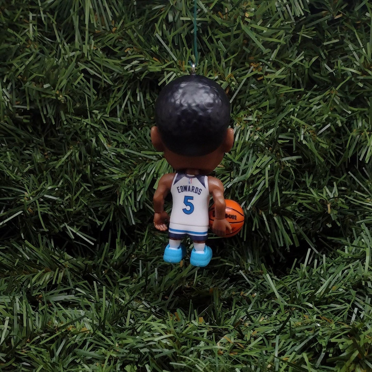 Anthony Edwards Ornament Minnesota Tiberwolves Christmas Decoration Gift Ant Wolves NBA Basketball Figure 3 Inch
